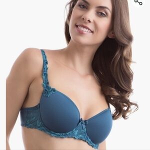 Simone PerSimone Perele Andora 3D Moulded bra teal green 38C B039